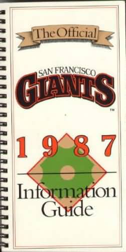 1987 San Francisco Giants